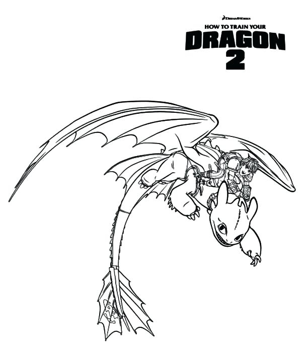 600x703 Hiccup And Toothless Coloring Pages
