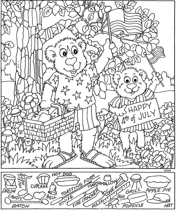 699x836 Hidden Picture Coloring Pages Hidden Pictures For Toddlers Word