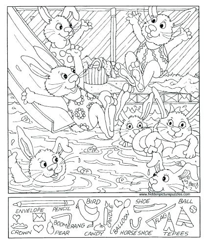 425x500 Hidden Pictures Coloring Pages Medium Size Of Rainy Day Coloring