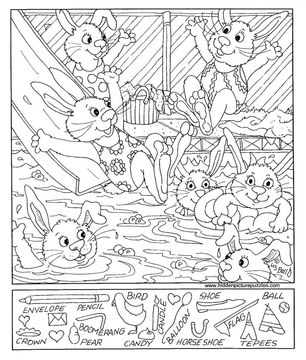 1024x1206 Coloring Pages Rainy Day Find Highlights Hidden For Kids 20768