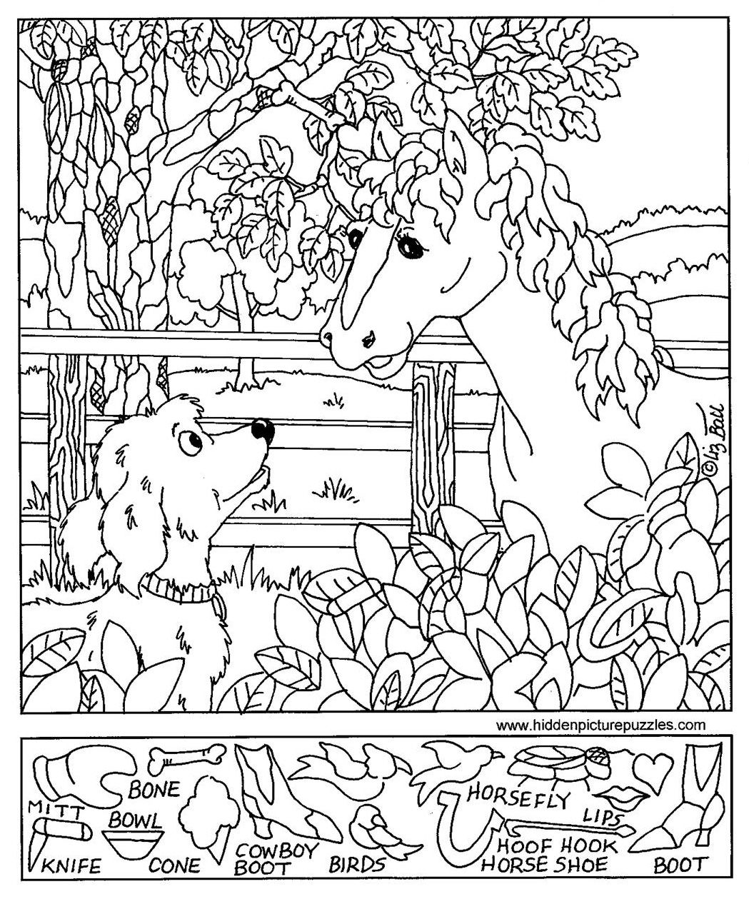 1049x1259 Hidden Pictures Page
