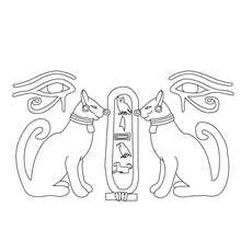 220x220 Hieroglyph And Papyrus Coloring Pages
