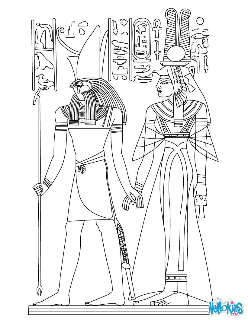 821x1061 Unique Hieroglyphics Coloring Pages Egyptian Hieroglyphs Hellokids