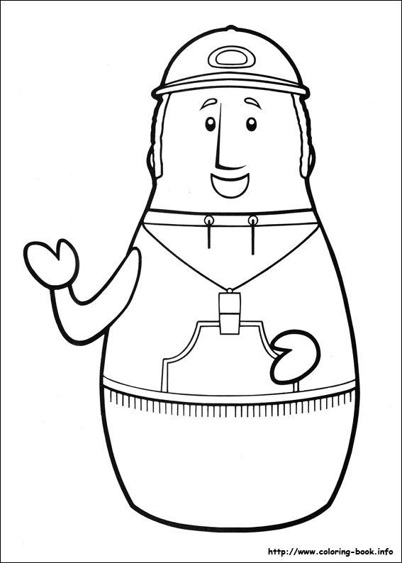 567x794 Heroes Coloring Picture
