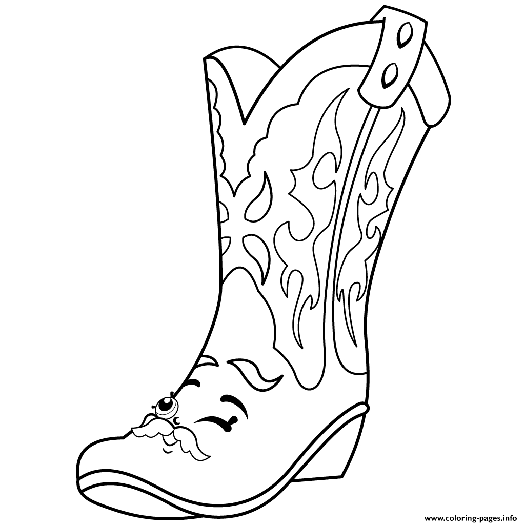 1024x1024 Shopkins Shoe Coloring Page Download 7