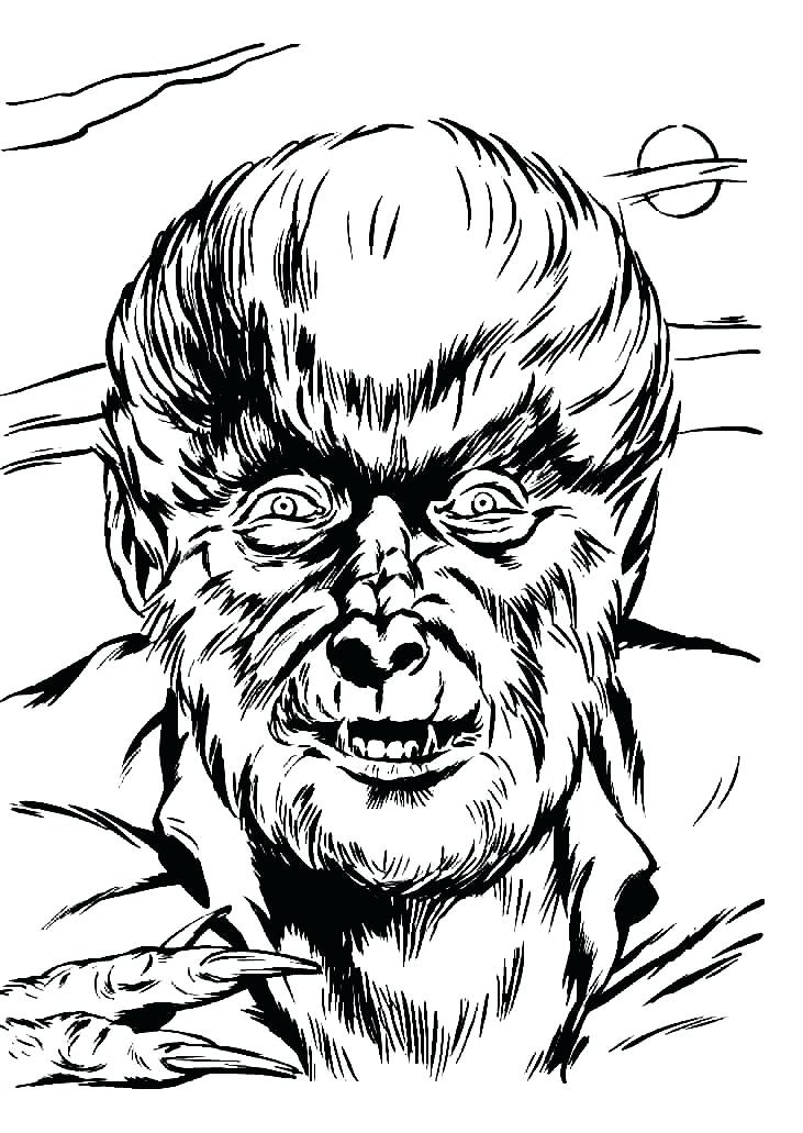 731x1031 Wolfman Coloring Pages High Quality Coloring Books Coloring Page