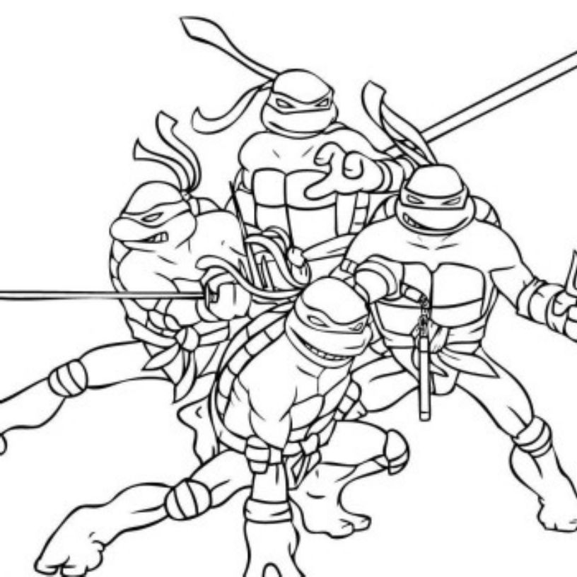 816x816 Lego Teenage Mutant Ninja Turtles Coloring Pages Teenage Mutant