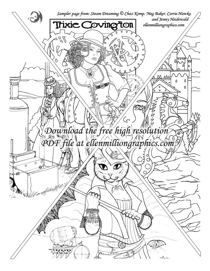 High Res Coloring Pages