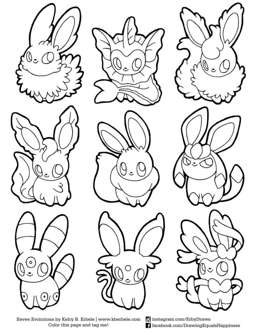 869x1125 Eevee Coloring Page Mapleton Nurseries Pages Pokemon Family Image