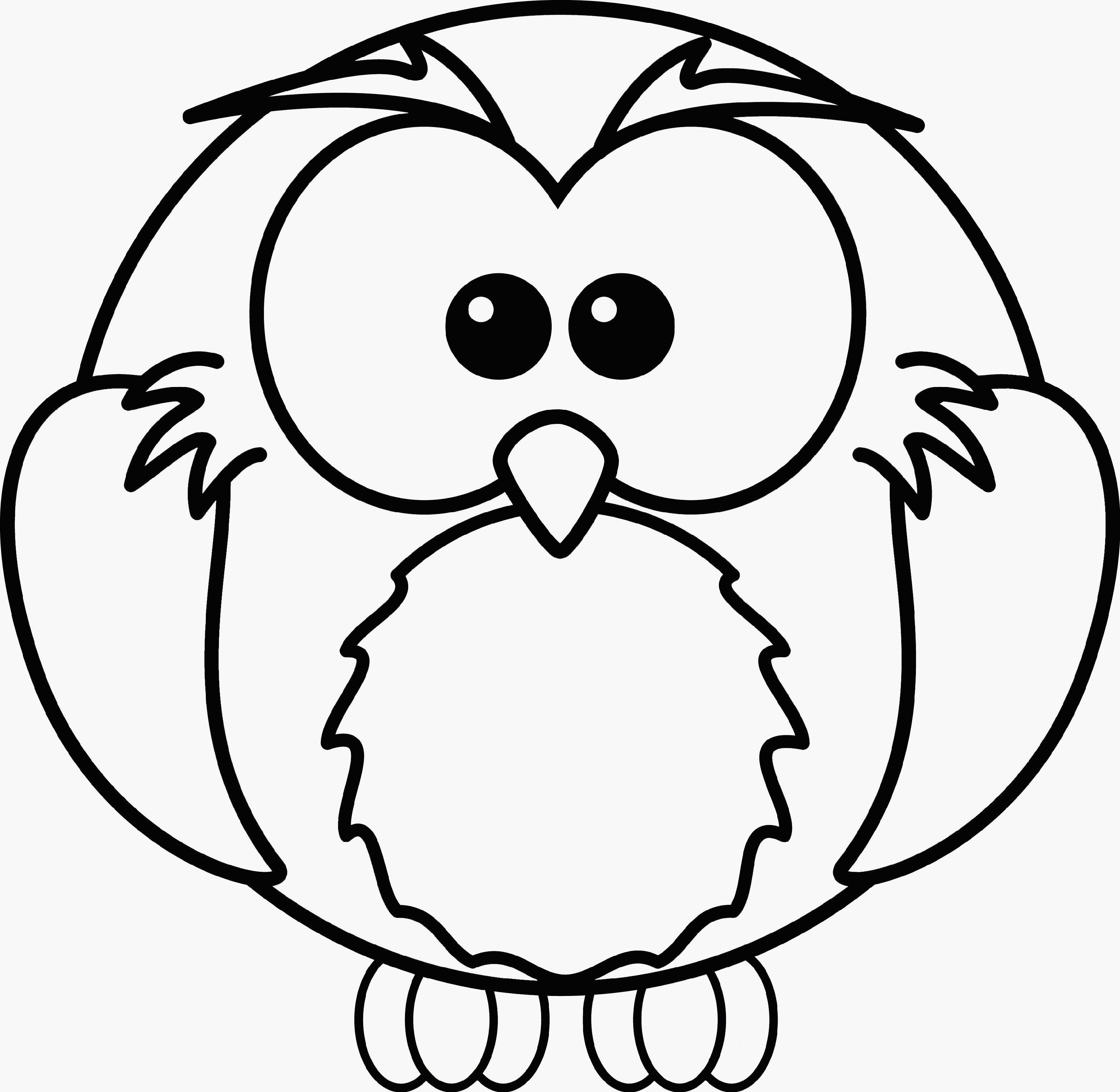 3183x3104 Adult Owl Coloring Page