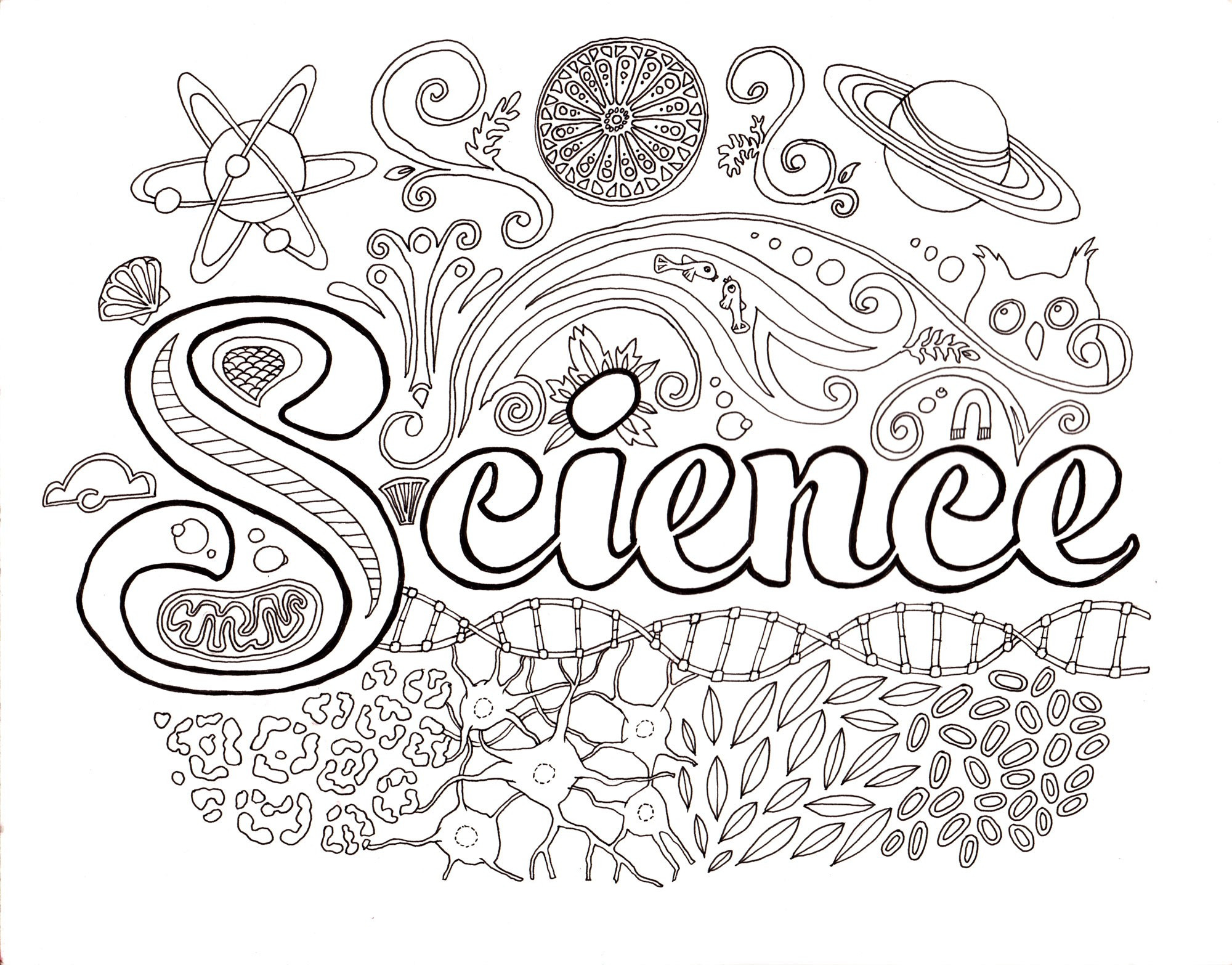 2000x1566 Science Coloring Pages For High Schoolnd Worksheetssk