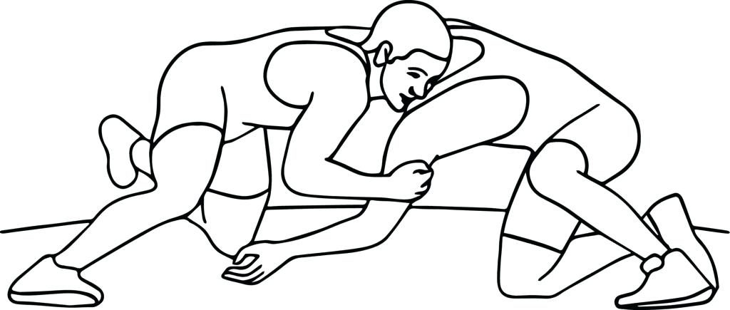 1024x435 High School Wrestling Coloring Pages Wrestling Coloring Pages
