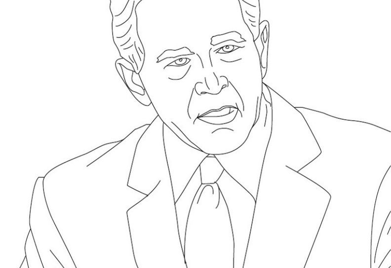 792x544 George H W Bush Colorings General Dwight Eisenhower Countries
