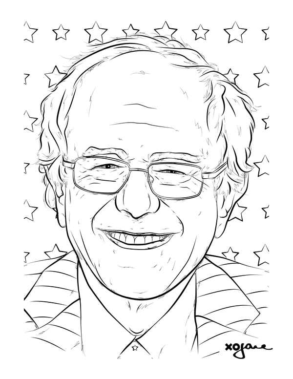 600x776 Color Away Election Season Stress With These Candidate Coloring Pages