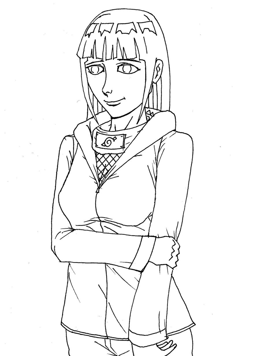 900x1232 Hinata Naruto Coloring Page Free Coloring Pages For Kids