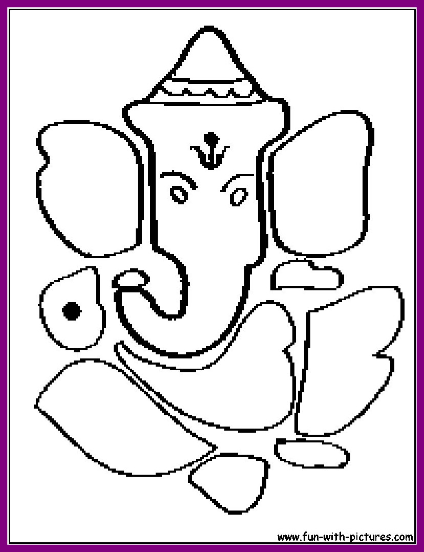 Hindu Coloring Pages