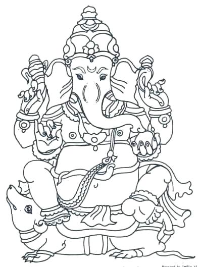 400x529 Hindu Coloring Pages Parent 8 Hindu Elephant Coloring Pages