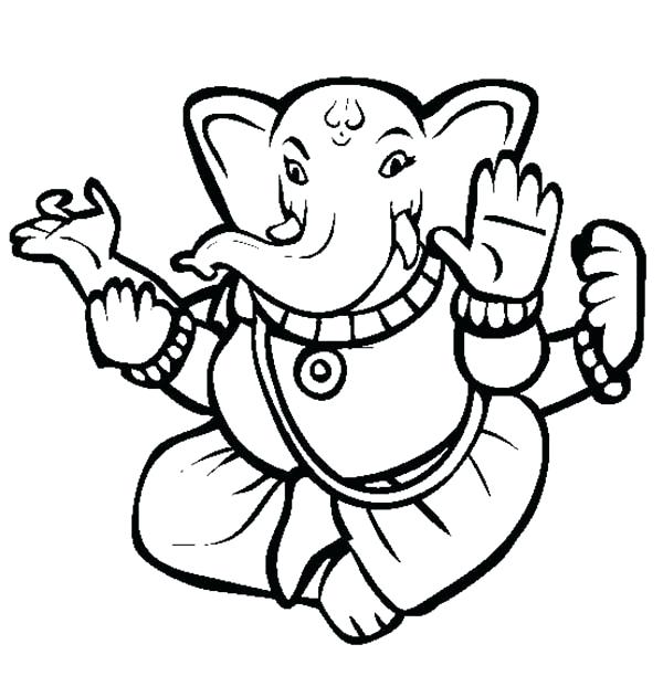 600x612 Hindu Coloring Pages Impair.co