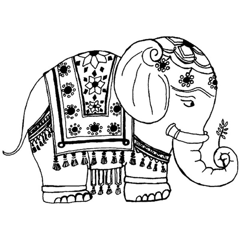 800x800 Best Printable Indian Elephant Coloring Pages Free 2142 Printable