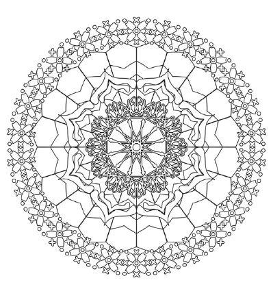Hindu Mandala Coloring Pages