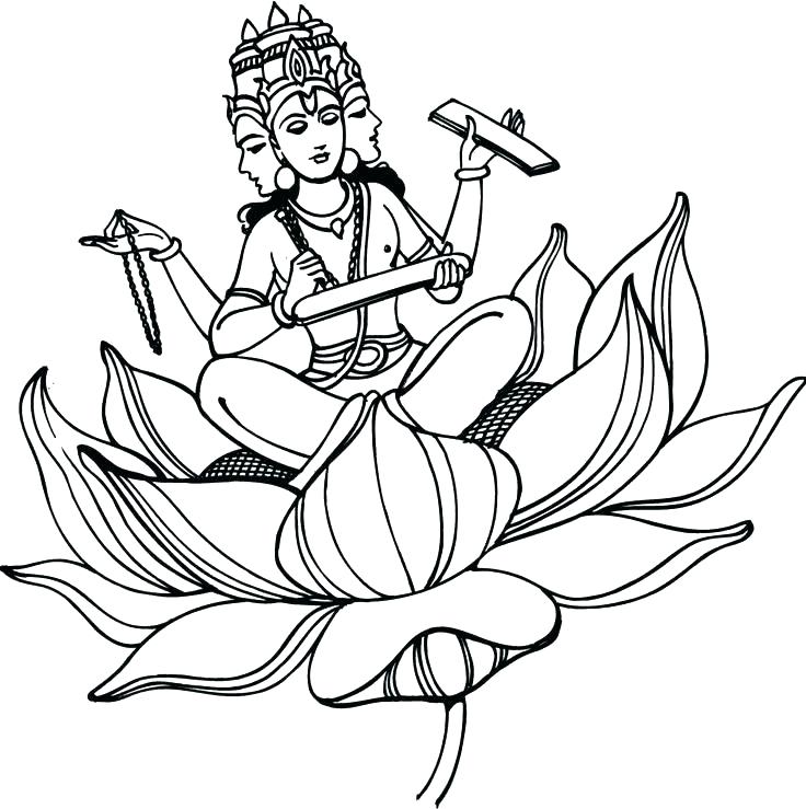 736x739 Cool Hindu Coloring Pages Coloring Pages Free Coloring Pages Hindu