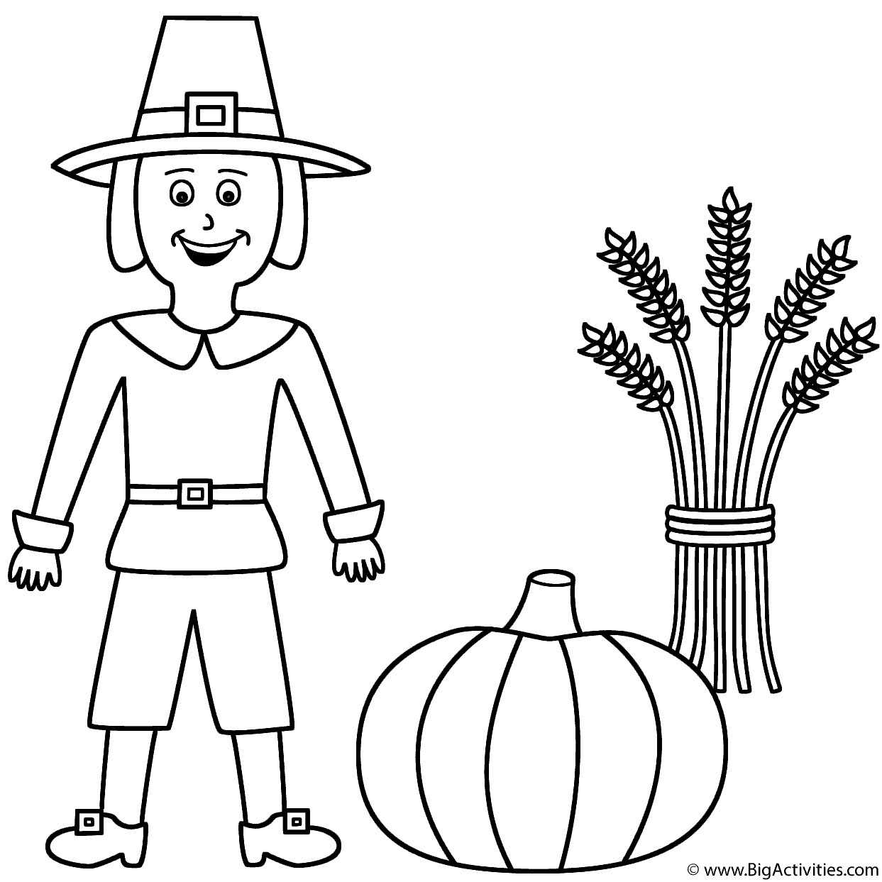 1243x1243 Corn And Pumpkin Coloring Pages Galleryhip The Hip ~ Cool Coloring