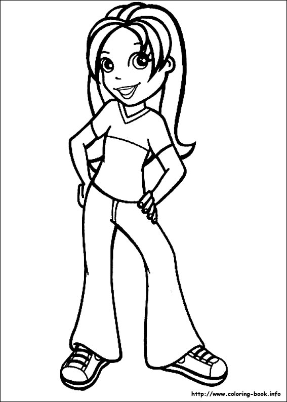 567x794 Polly Pocket Coloring Picture