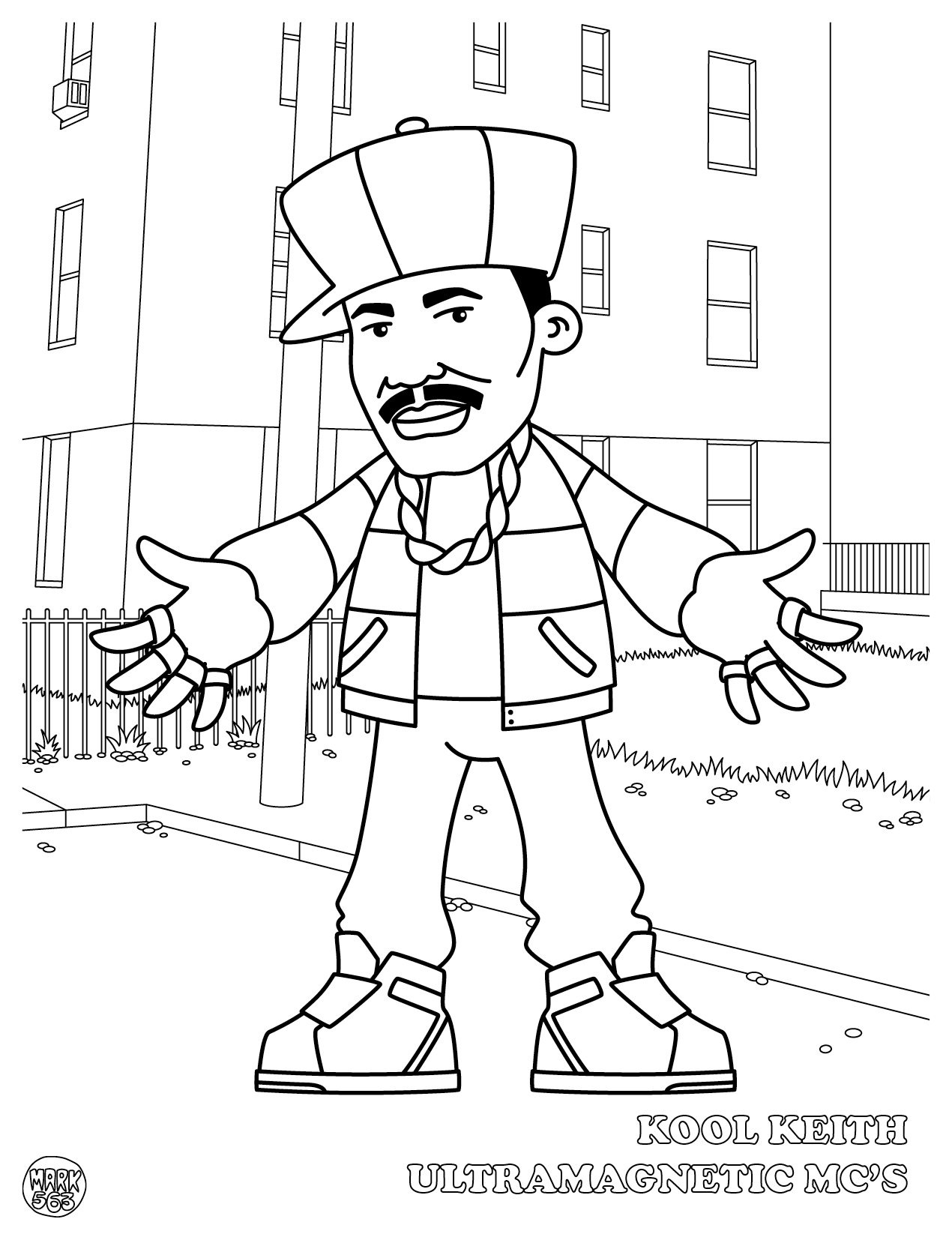 1270x1654 Amazing Design Hip Hop Coloring Book Dokument Press