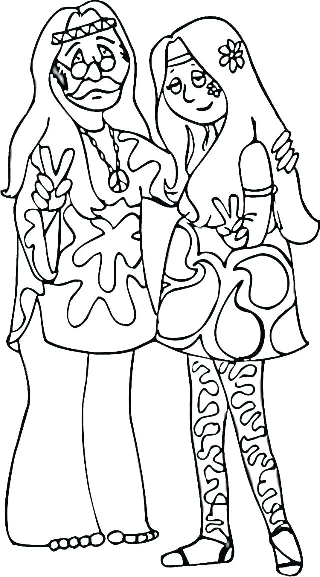 640x1155 Hippie Coloring Pages Hippie Coloring Book Full Size Of Coloring