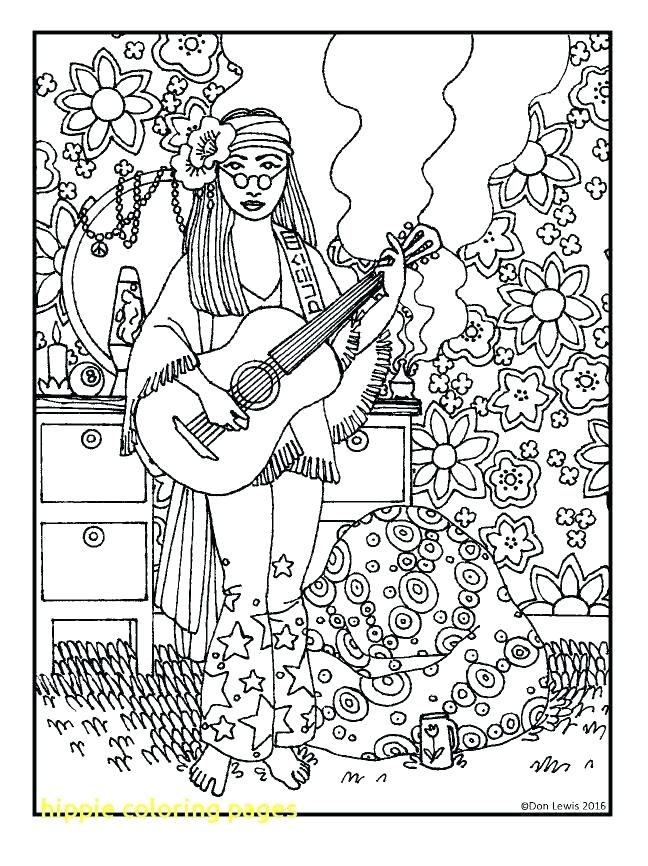 648x866 Hippie Coloring Pages Delightful Decoration Hippie Coloring Pages