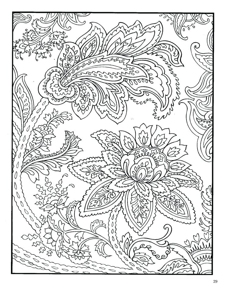 736x951 Cool Design Coloring Pages Hippie Coloring Page T Paisley