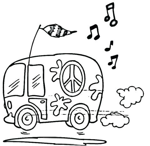 480x467 Hippy Coloring Pages Click To See Printable Version Of Hippie Bus