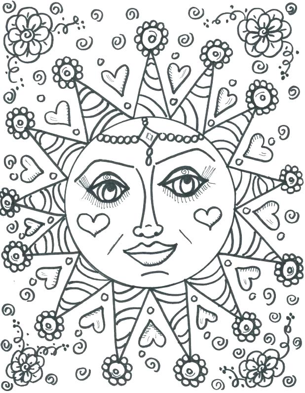 618x796 Hippie Coloring Pages Pdf