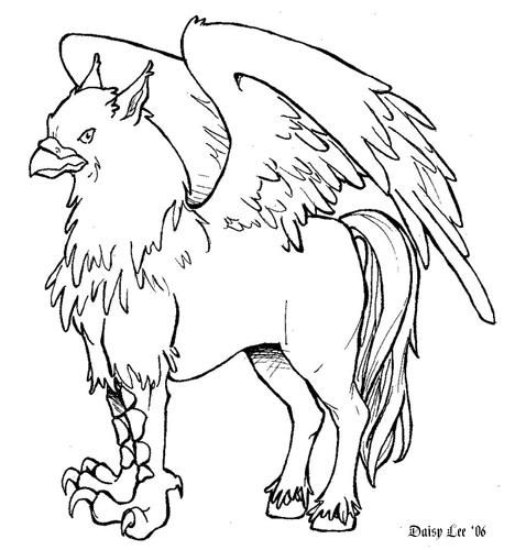 468x500 Buckbeak Coloring Pages 144 Best Cratures Fantastiques Images