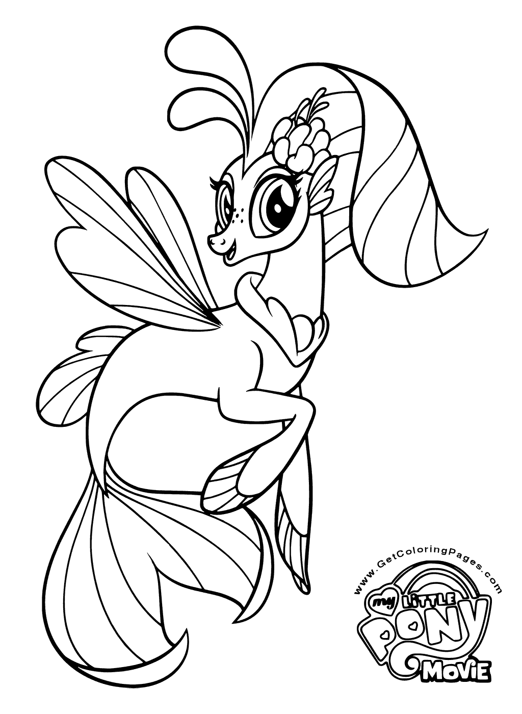 1024x1400 My Little Pony The Movie Coloring Pages