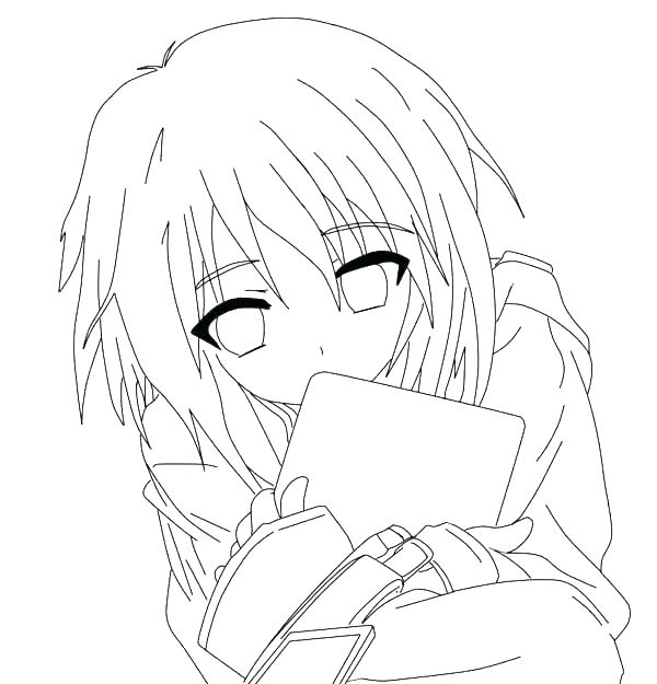 600x625 Girl Coloring Pictures
