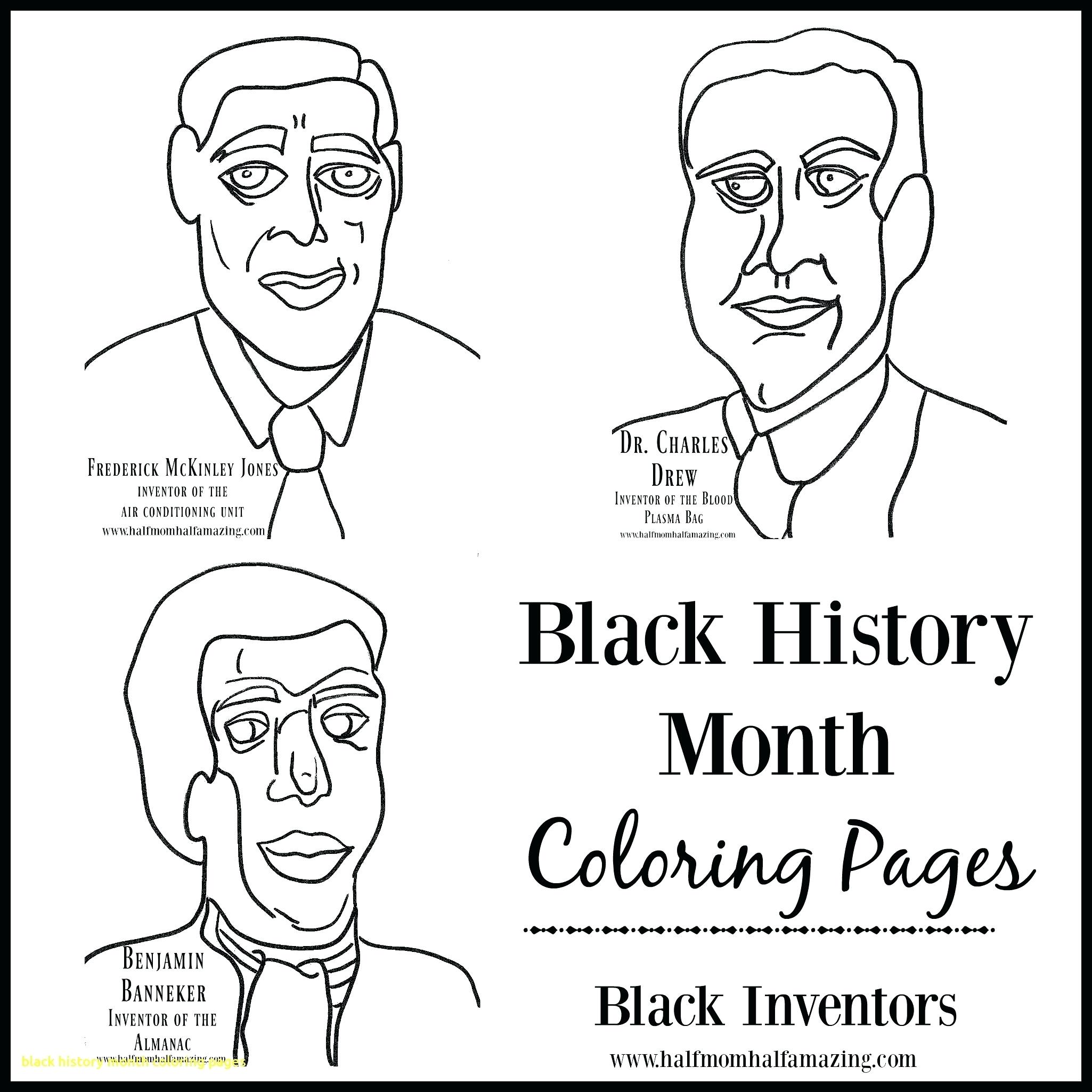 2050x2050 Black History Coloring Pages