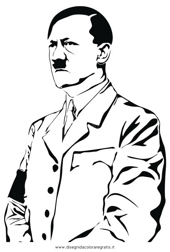 580x860 Line Drawing Of Hitler