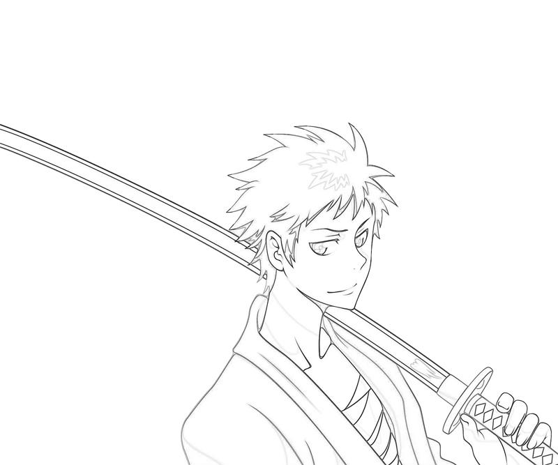 800x667 Katekyo Hitman Reborn Takeshi Yamamoto Black Sword How Coloring