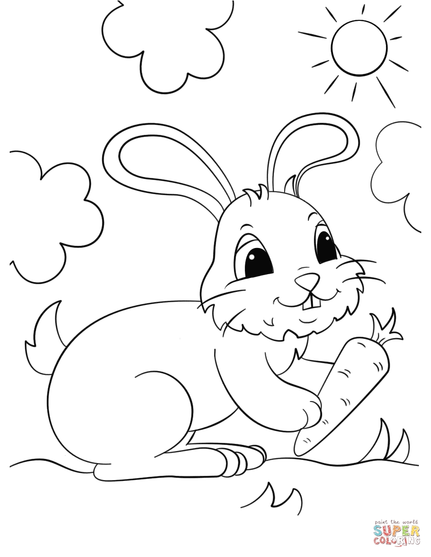 889x1150 Bunny Family Coloring Pages Download Coloring For Kids 2018
