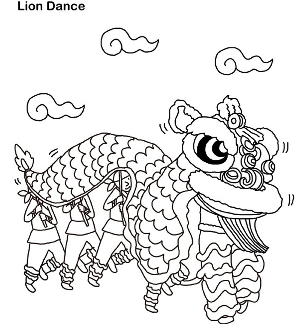 1022x1084 Chinese New Year Coloring Pages