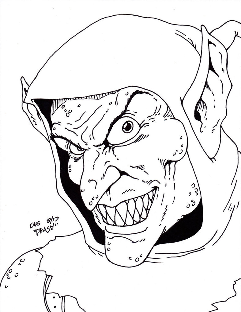 787x1016 Goblin Coloring Pages