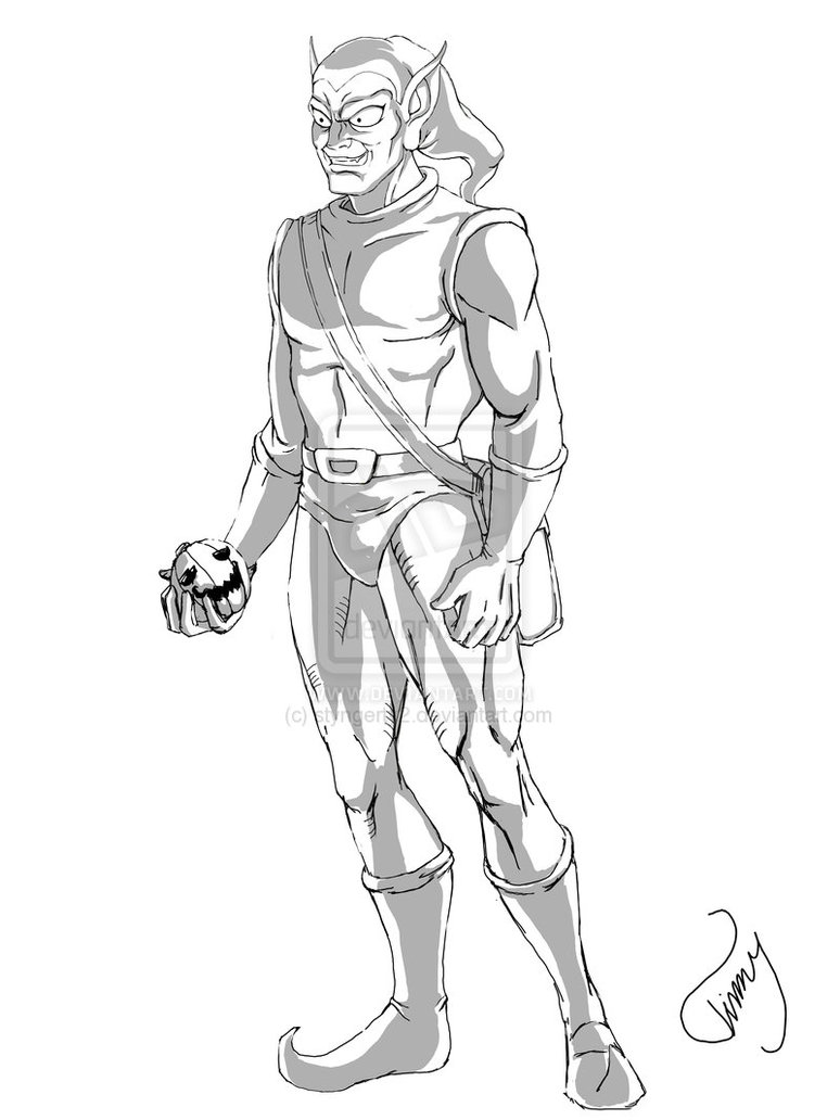 774x1032 Spiderman Green Goblin Coloring Pages