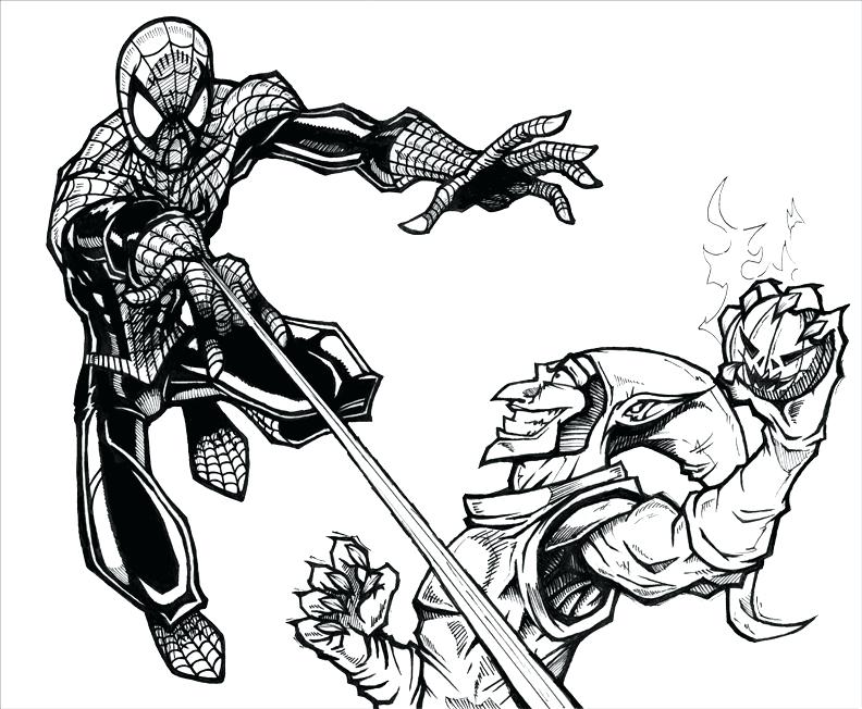 792x652 Cheap Green Goblin Coloring Pages Printable In Beatiful Green