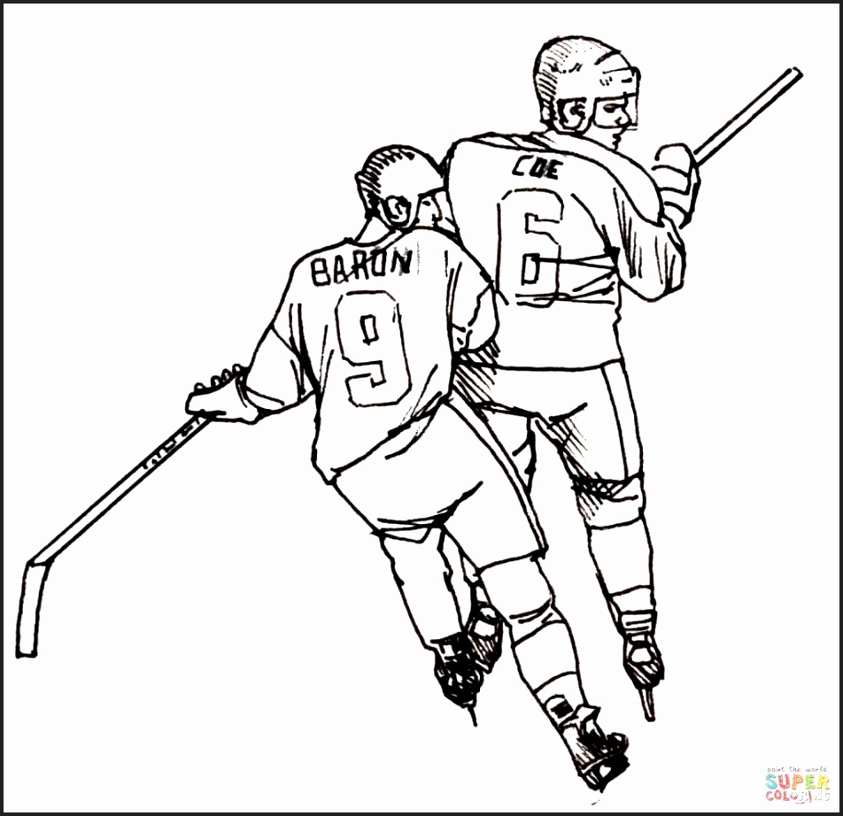 952x922 Hockey Coloring Pages To Print Newcoloring123