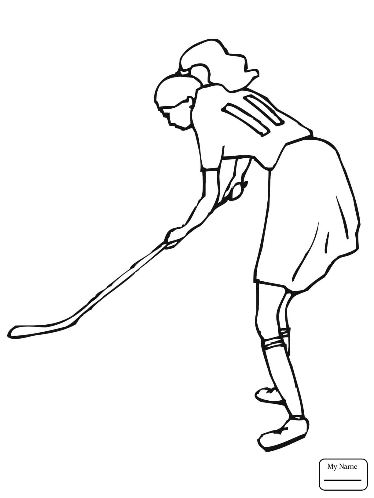 1224x1632 Field Hockey Colouring Pages Printable Coloring Stick Big Cat
