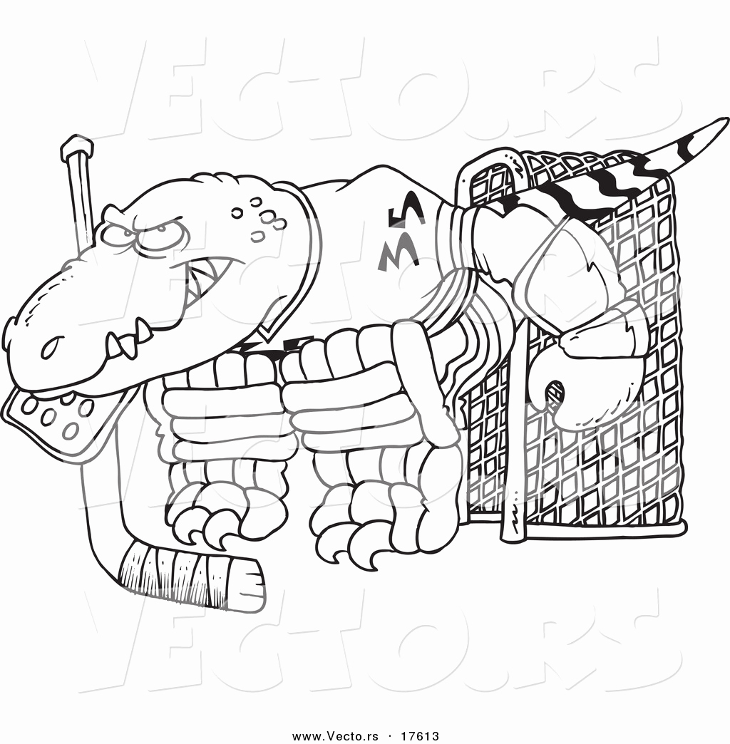 Hockey Goalie Coloring Pages