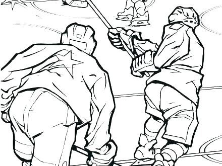 440x330 Hockey Coloring Pages Hockey Color Pages Hockey Coloring Pages