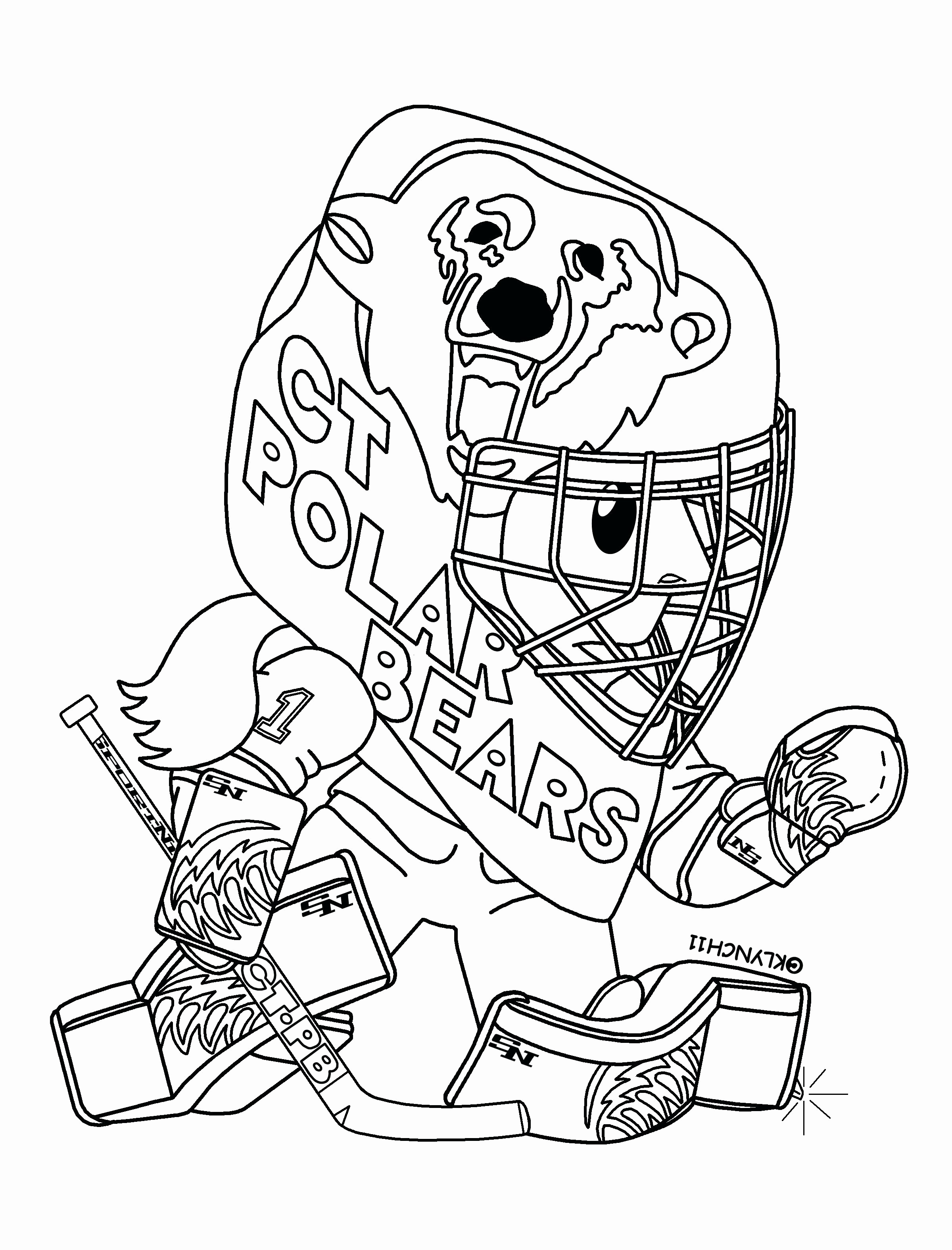 2400x3150 Hockey Goalie Coloring Pages Ohmygirl.us