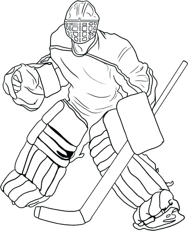 652x800 Free Printable Coloring Pages Hockey Players A Medium Size